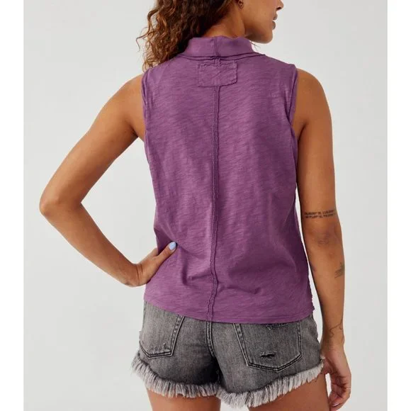 🎉LAST CHANCE🎉 NWT Free People Xena Tank / Boysenberry - Picture 3 of 6